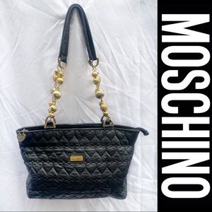 ❤️ MOSCHINO 90’s hearts & roses leather purse ❤️